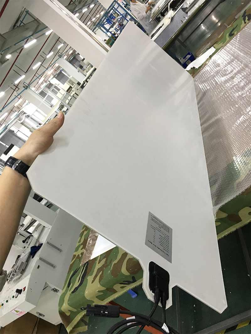 170W Semi Flexible Solar Panel With 1mm Aluminum Inside Of Panel-NEWLIGHT ENERGY