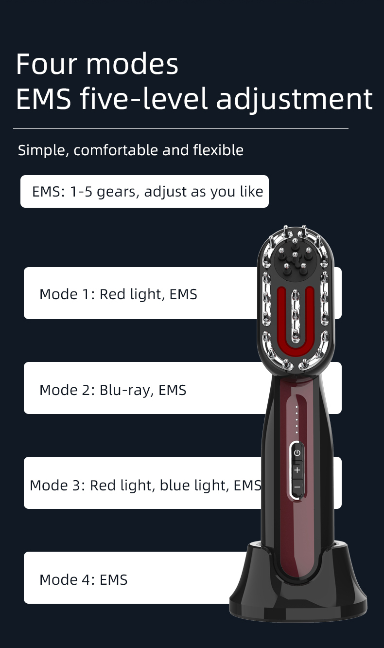 red+blue light massager