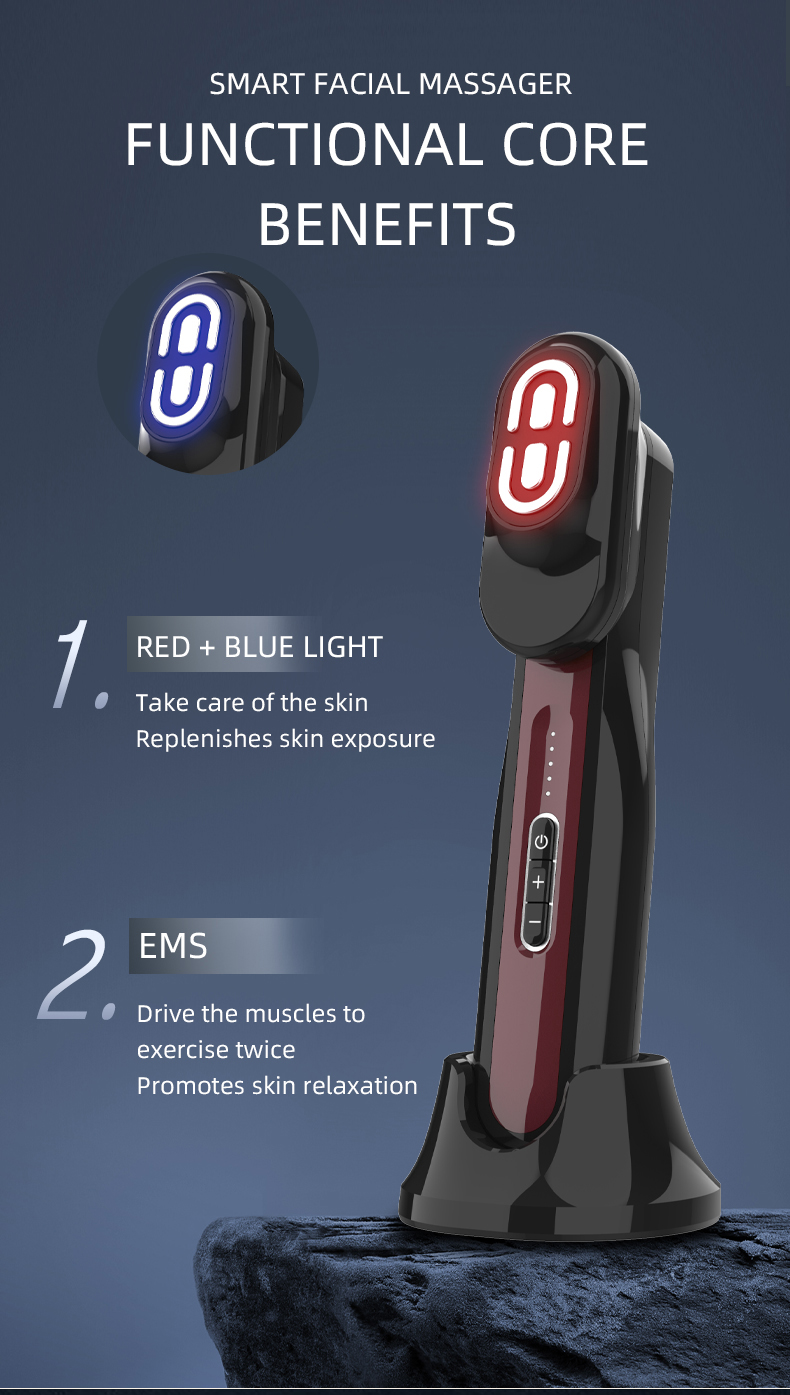 red+blue light  EMS