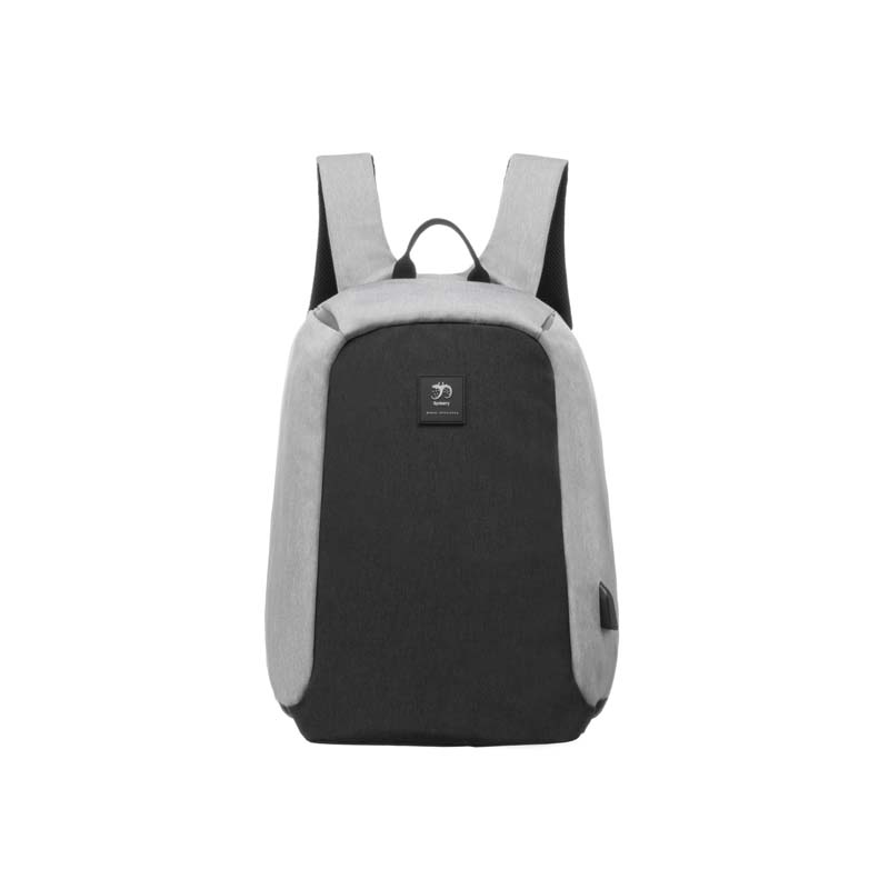 Gray Minimalist Laptop Backpack