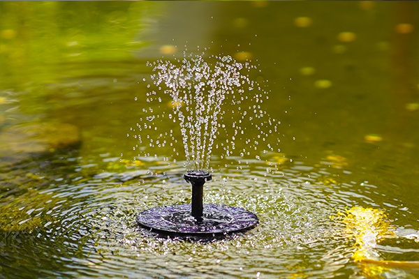 Eco-Charming Solar Floating Fountain