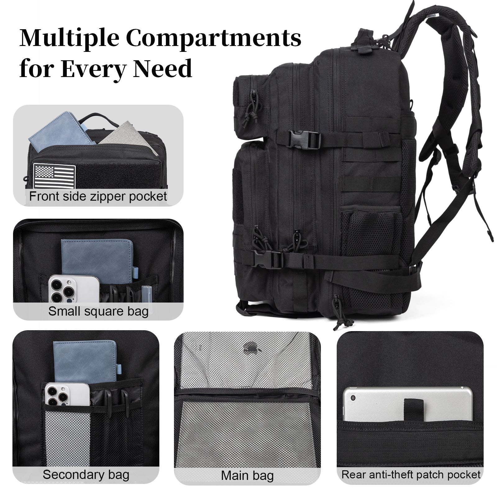 Waterproof Military Tactical Backpack