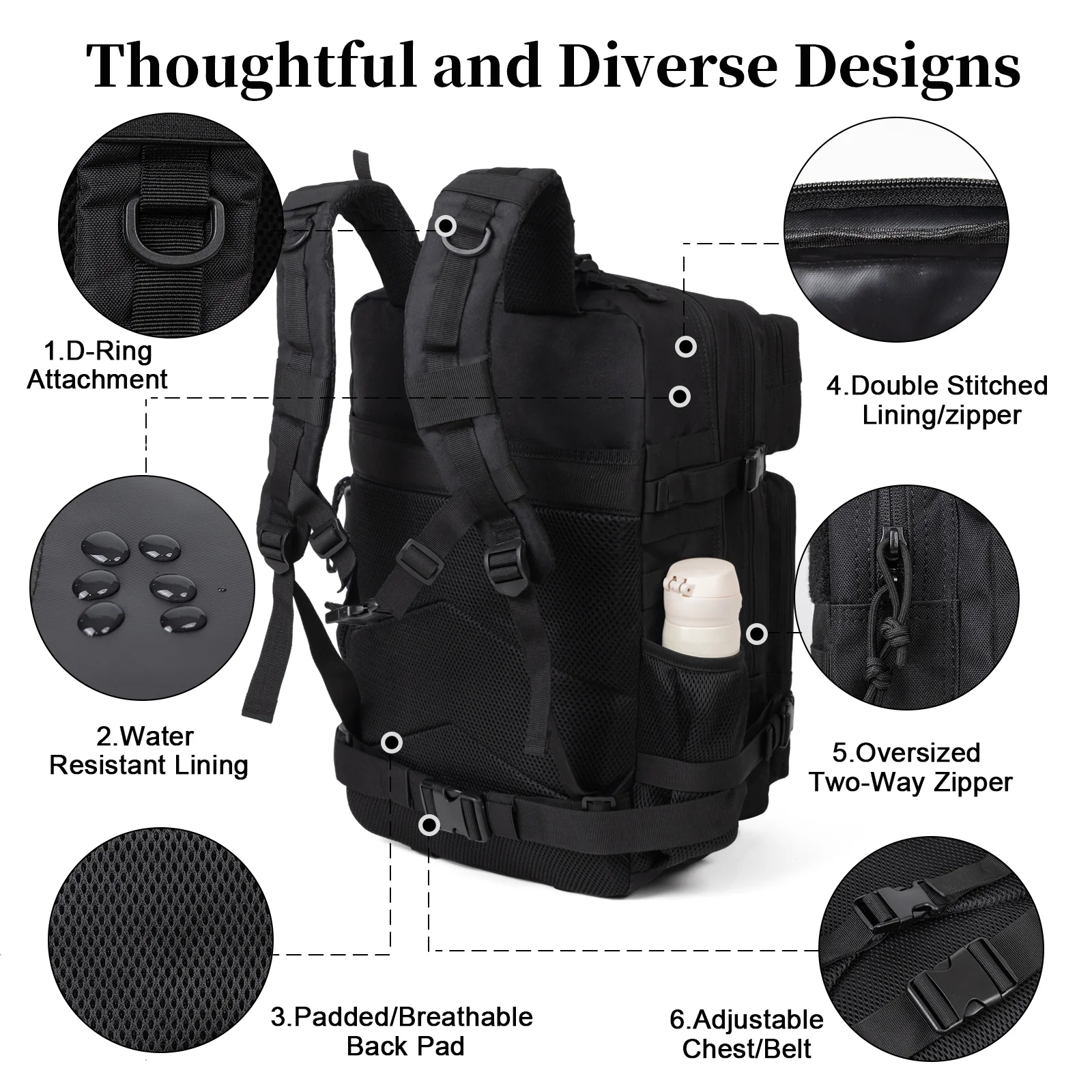 Waterproof Military Tactical Backpack