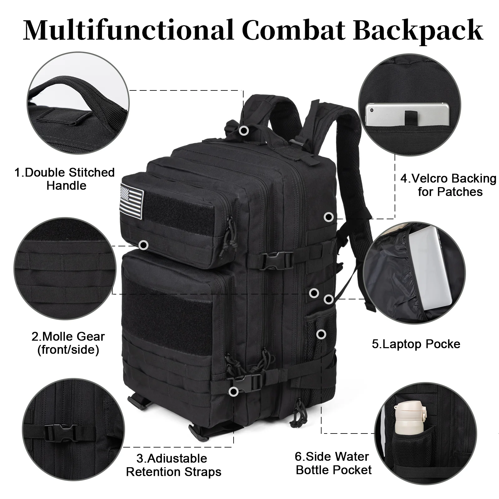 Waterproof Military Tactical Backpack