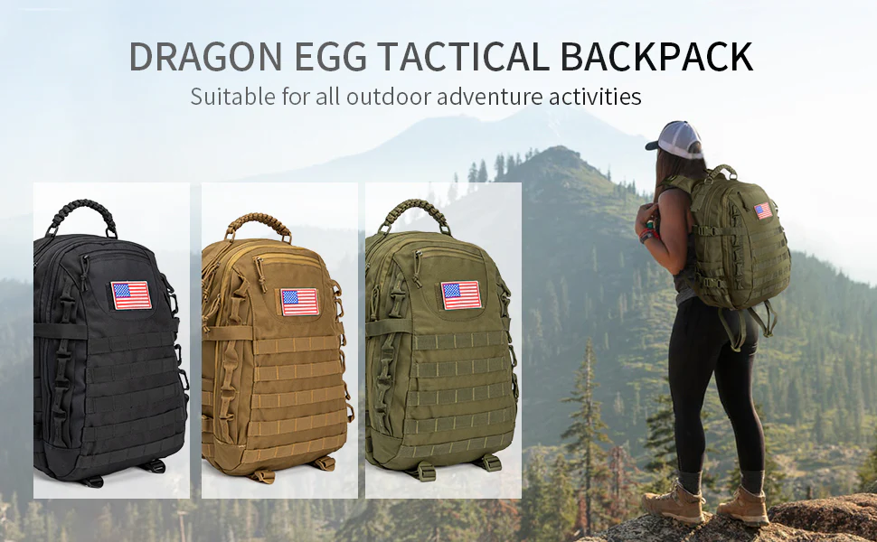 Waterproof Large Military Tactical Backpack