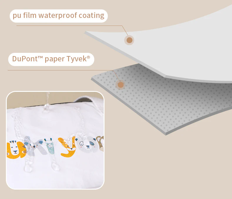 Eco-Friendly Panda Tyvek Paper Backpack