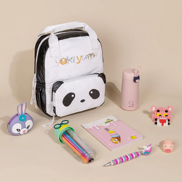 Eco-Friendly Panda Tyvek Paper Backpack