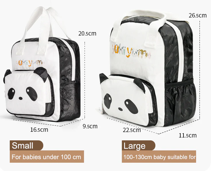 Eco-Friendly Panda Tyvek Paper Backpack