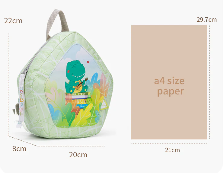 Dinasour Tyvek Paper Backpack