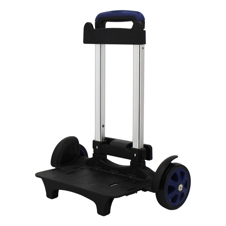 Multiple Wheels Double-bar Trolley for Backpack