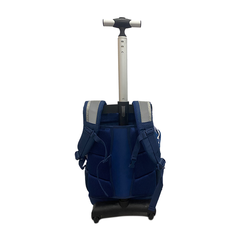 Adjustable Height Black Trolley for Backpack