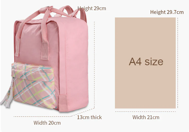 Fashion Durable Square Tyvek Paper Backpack