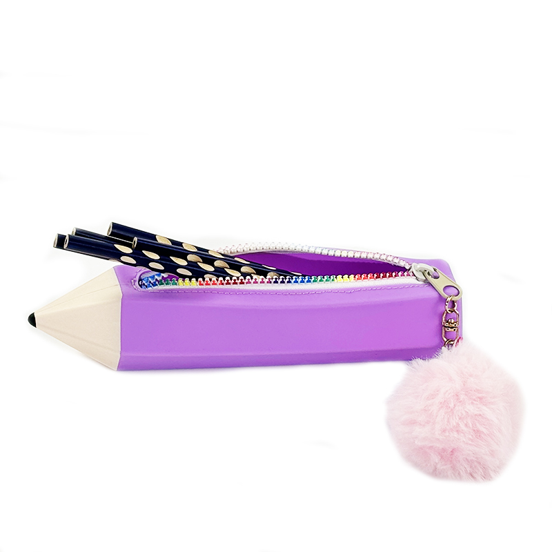 Silicone Pencil-Shaped Pencil Case