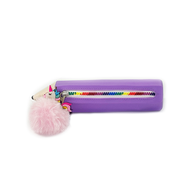 Silicone Pencil-Shaped Pencil Case