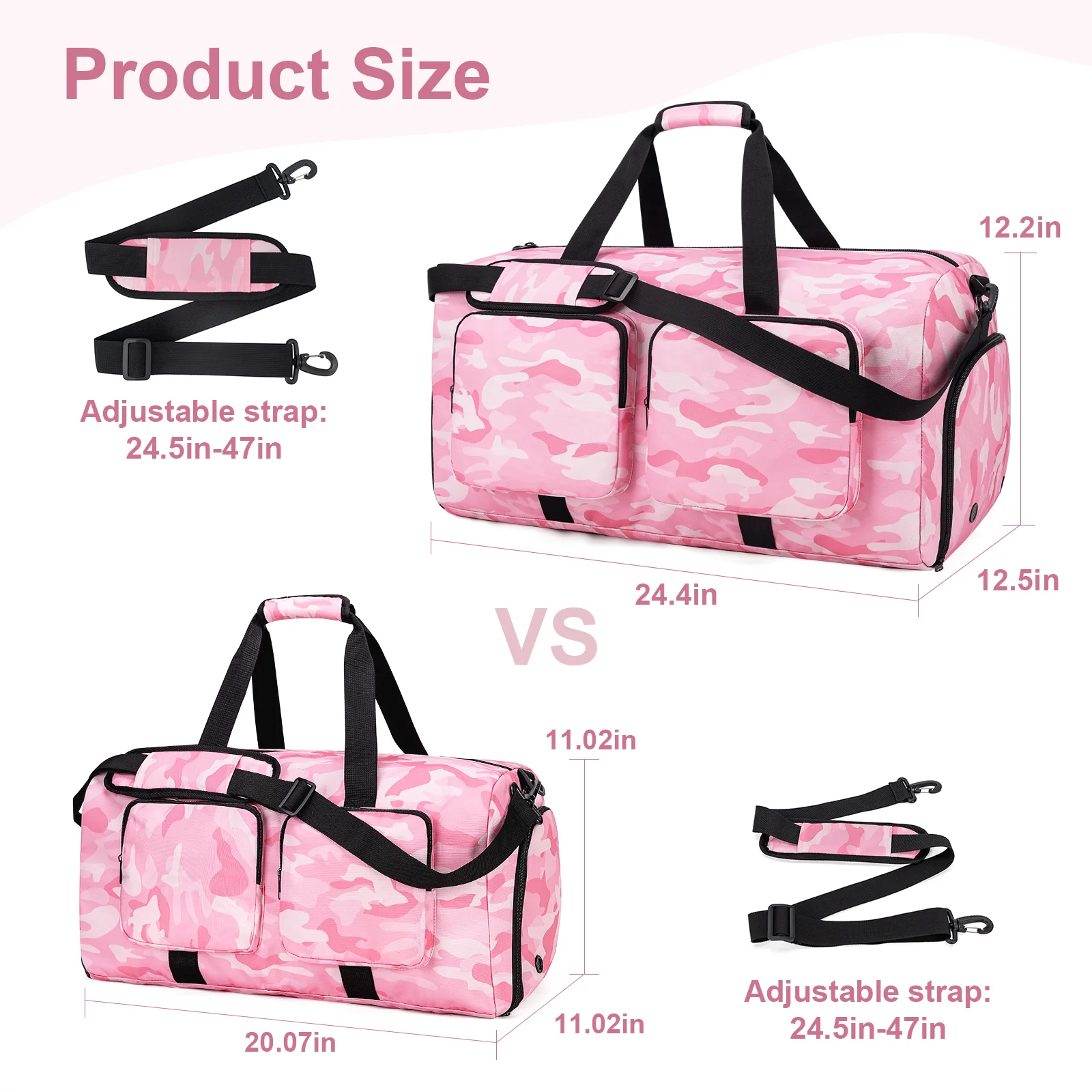 Large Capacity Gym Bag