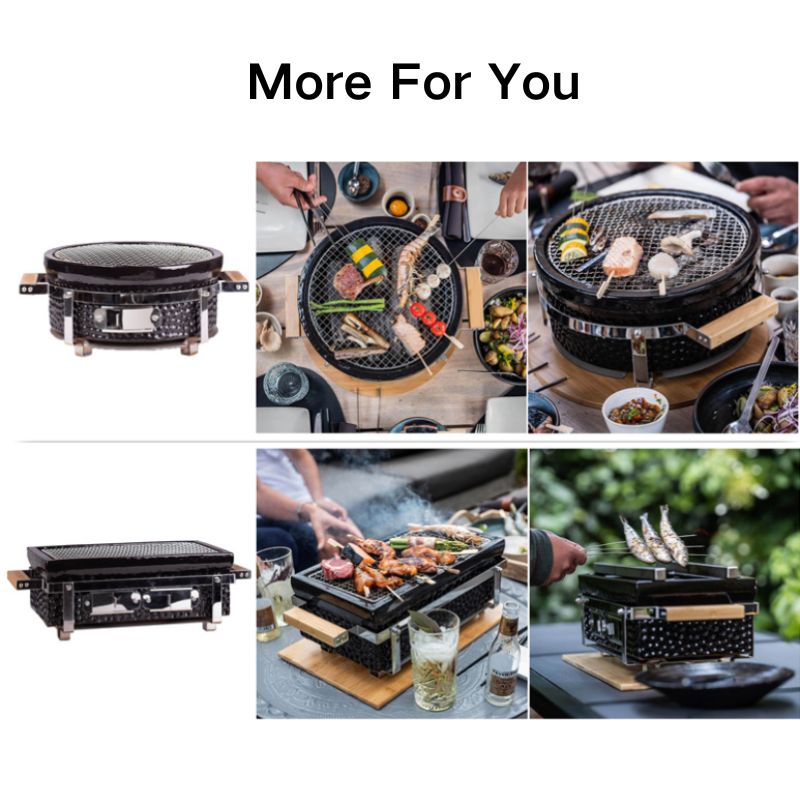 Portable Round Hibachi Grill