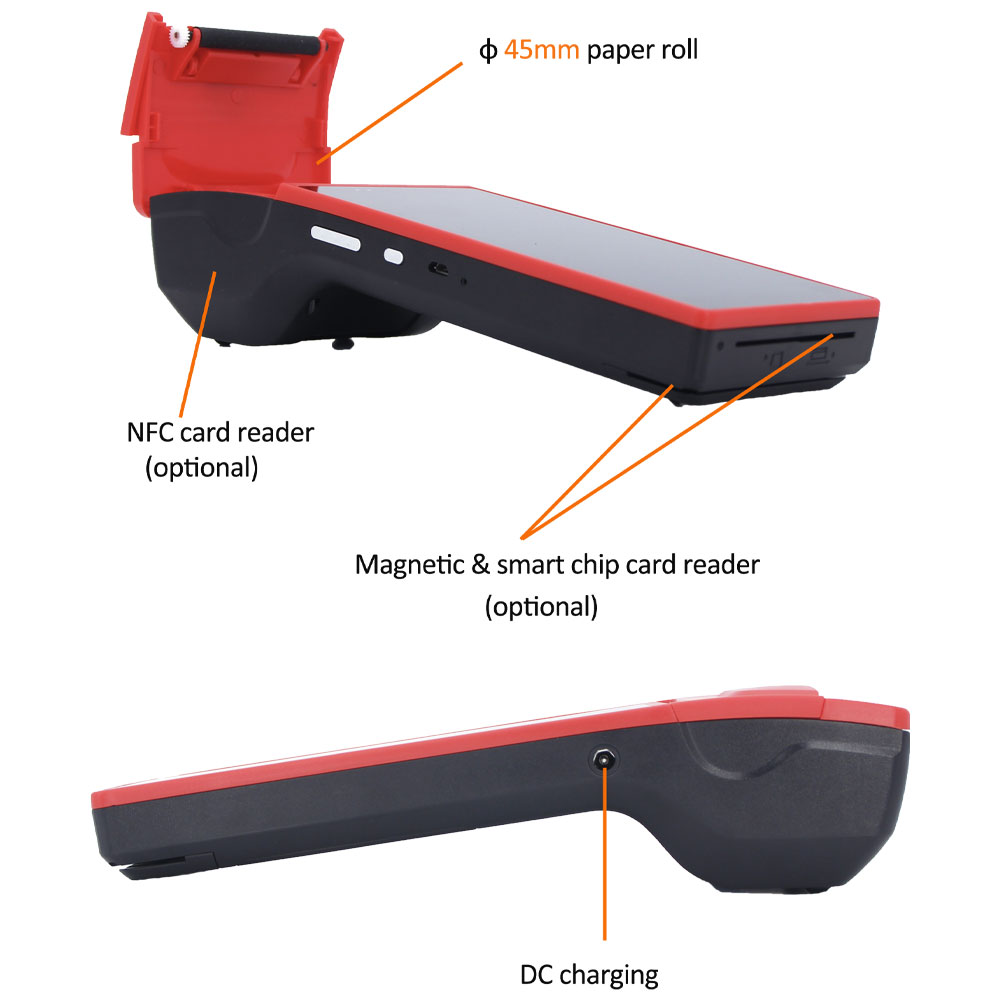 GOODCOM POS Terminal Android 10 58mm Printer