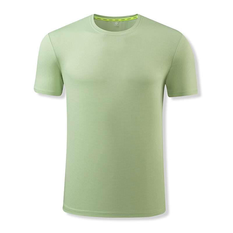 Men Senbu Wrangler Quick Drying Round Neck Solid Color T Shirt