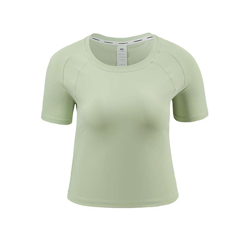 Women Cool-cotton Crew Neck Relaxed Fit T-Shirt Short Sleeve Workout Tops