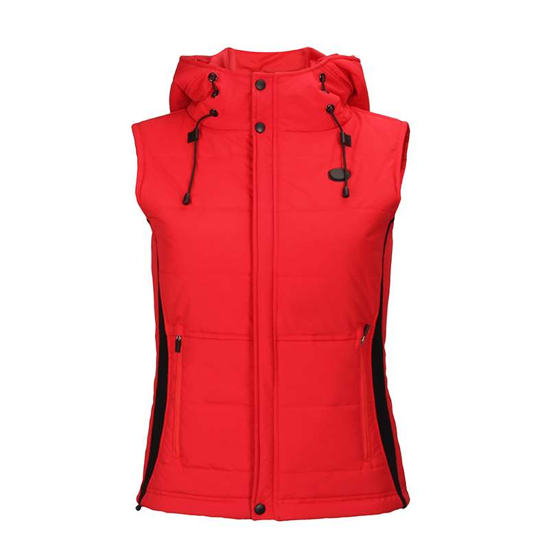 Women’s Hidden Detachable Hood Outdoor Heated Vest