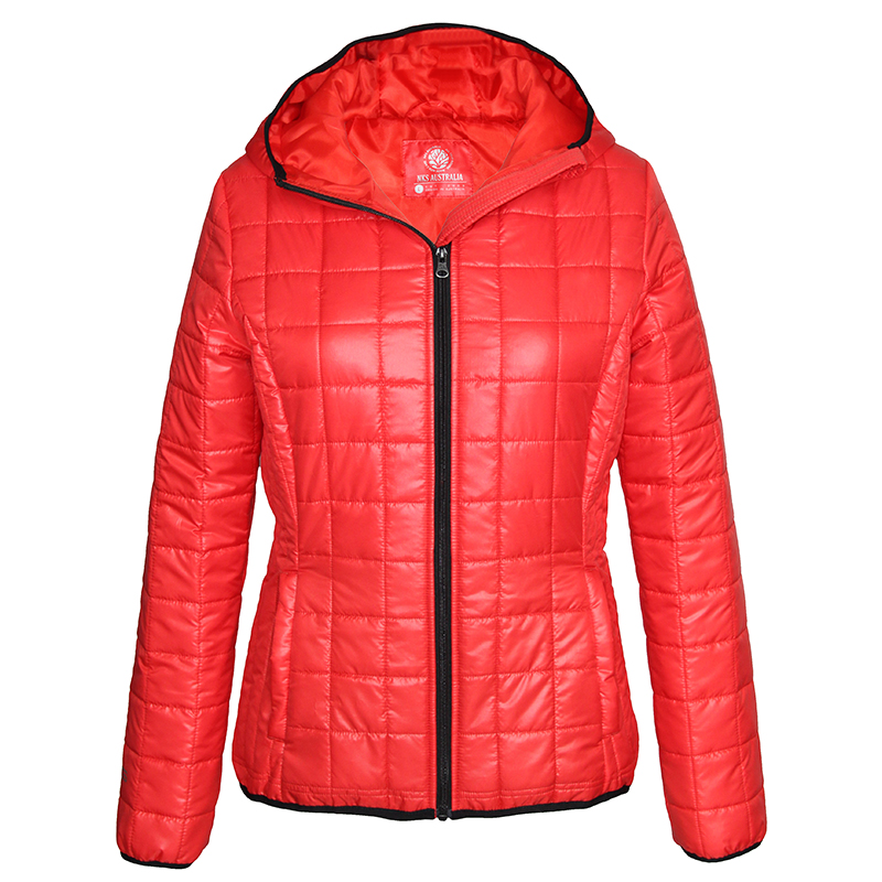 Women's Soft Quilted Hooded Puffa Jacket