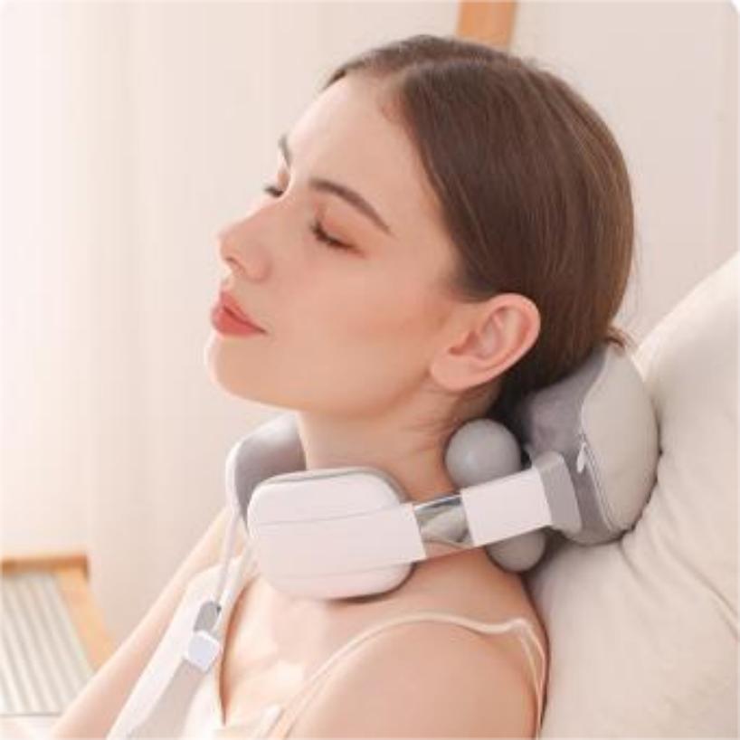 Smart Neck Shoulder Massager with Deep Heat and Hand-like Massage